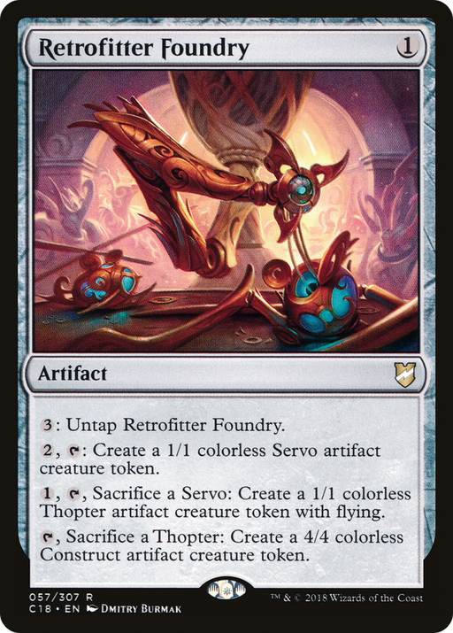 Retrofitter Foundry (C18-057) [Commander 2018] MTG Single Wizards of the Coast