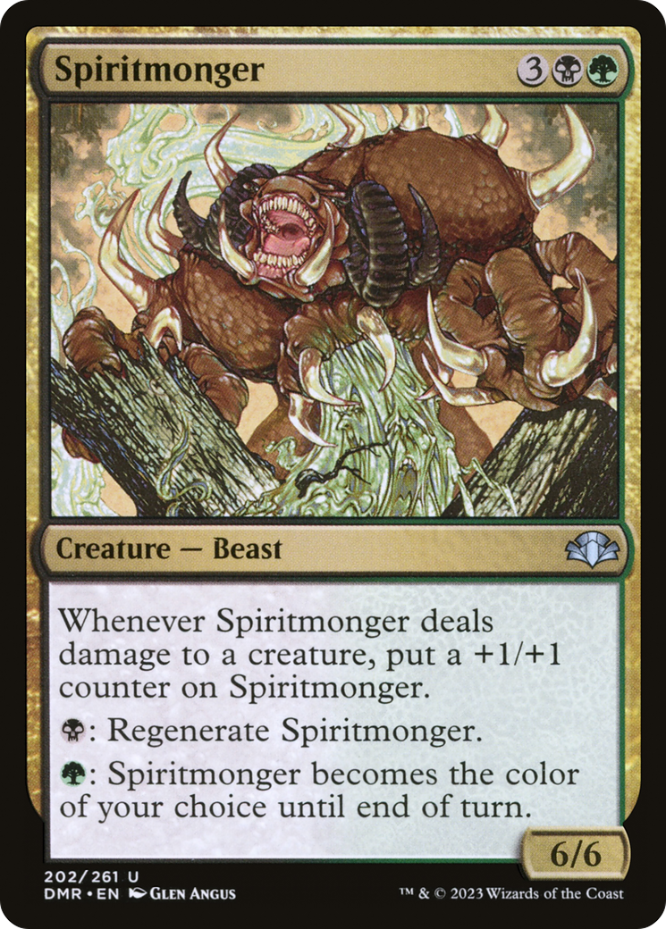 Spiritmonger (DMR-202) [Dominaria Remastered] Foil MTG Single Wizards of the Coast