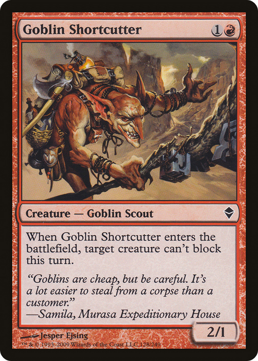 Goblin Shortcutter (ZEN-128) [Zendikar] MTG Single Wizards of the Coast