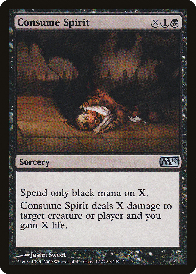 Consume Spirit (M10-089) [Magic 2010] MTG Single Wizards of the Coast