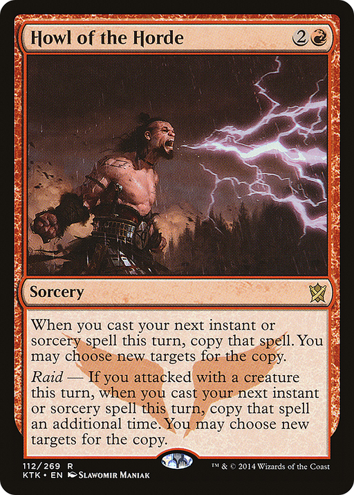 Howl of the Horde (KTK-112) [Khans of Tarkir] Foil MTG Single Wizards of the Coast