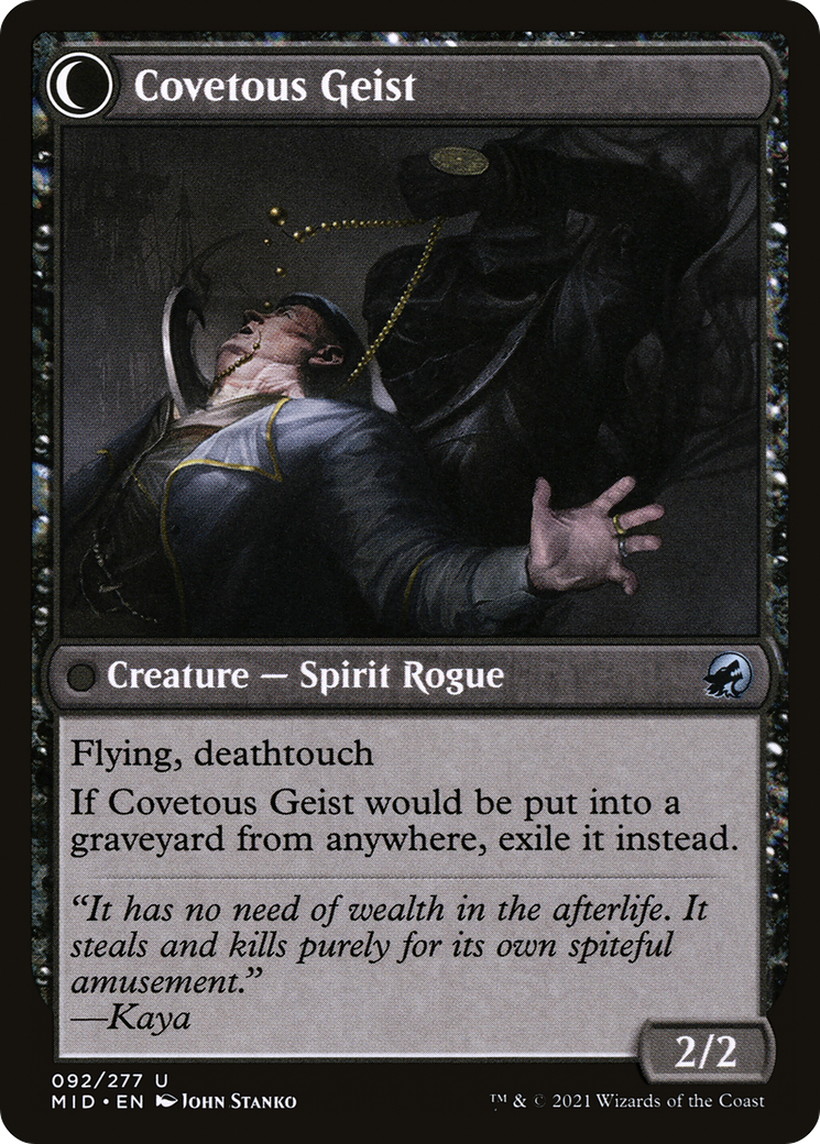 Covert Cutpurse (MID-092) [Innistrad: Midnight Hunt] MTG Single Wizards of the Coast
