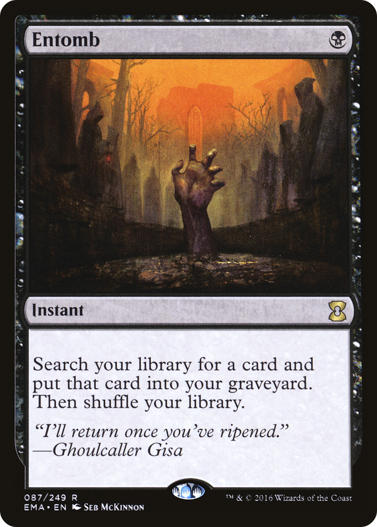 Entomb (EMA-087) [Eternal Masters] Foil MTG Single Wizards of the Coast