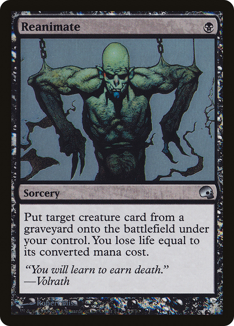 Reanimate (GRV-015) [Misc] Premium Deck Series: Graveborn Foil — Taps Games