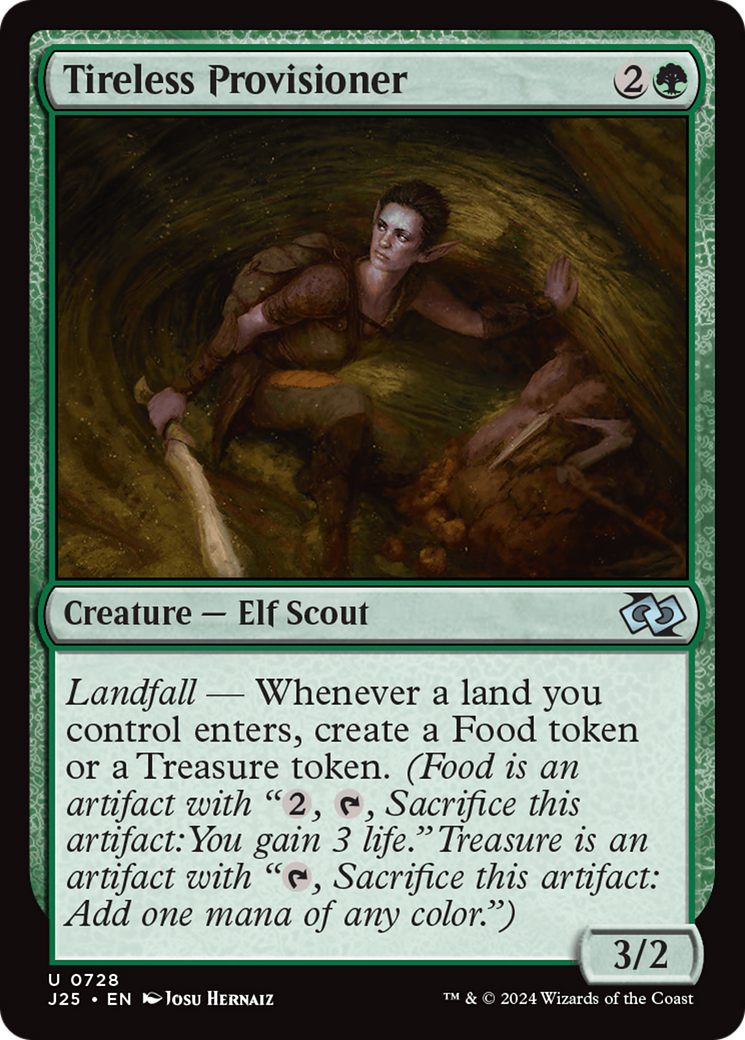 Tireless Provisioner (J25-728) [Foundations Jumpstart] MTG Single Wizards of the Coast