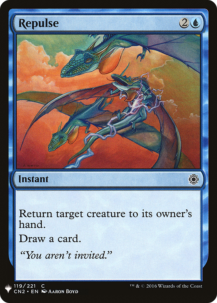 Repulse (LIST-CN2-119) [Mystery Booster] The List MTG Single Wizards of the Coast