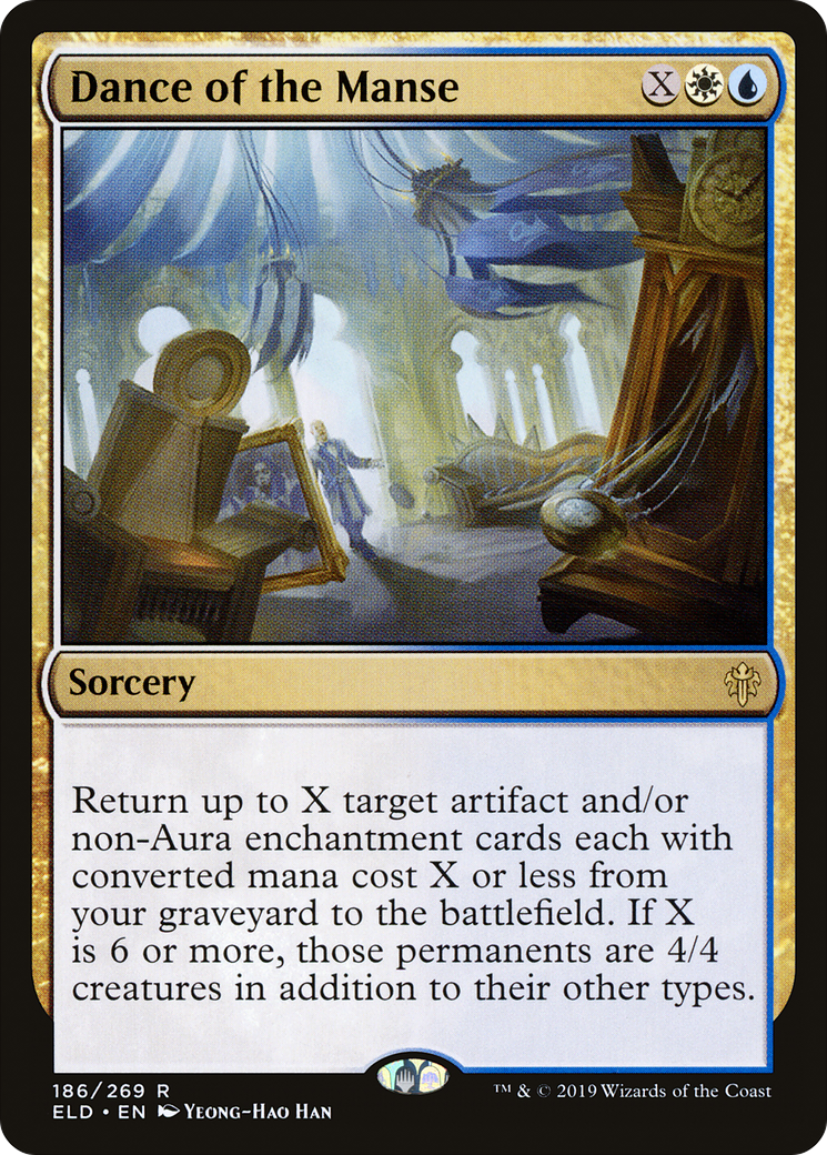 Dance of the Manse (ELD-186) [Throne of Eldraine] Foil MTG Single Wizards of the Coast