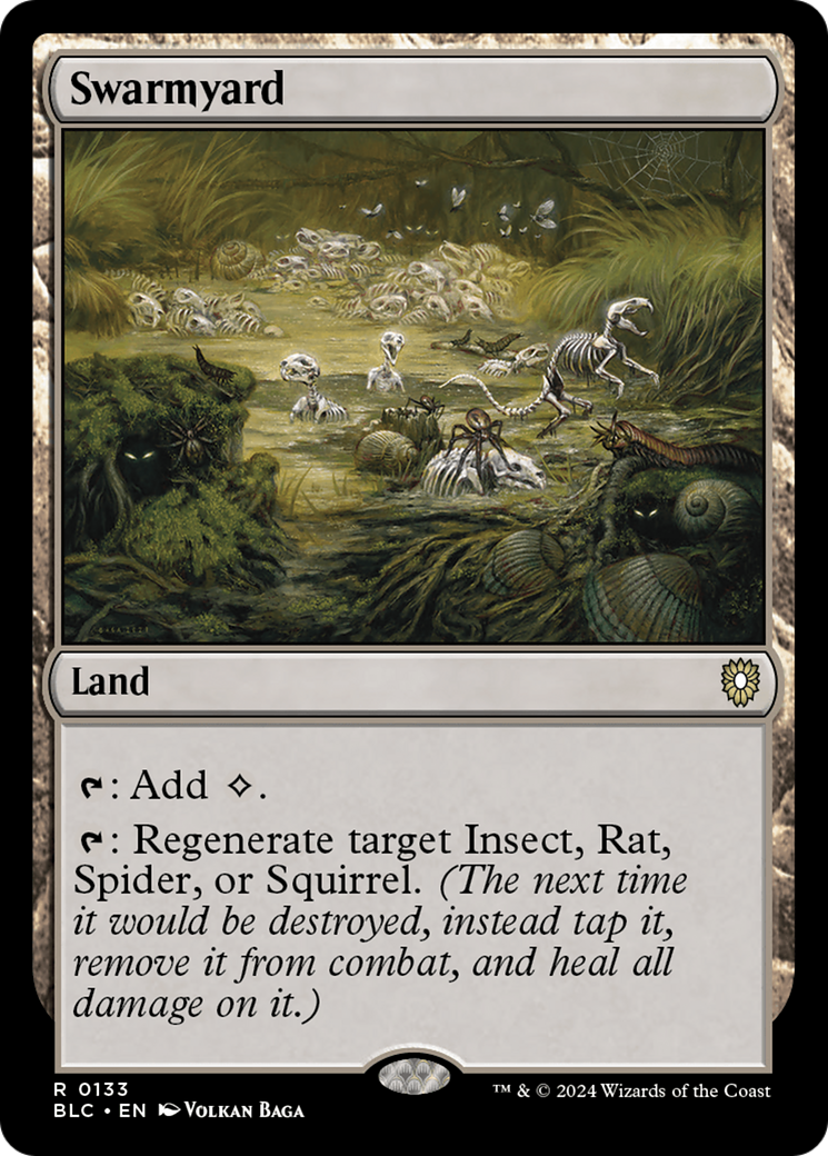 Swarmyard (BLC-133) [Bloomburrow Commander] MTG Single Wizards of the Coast