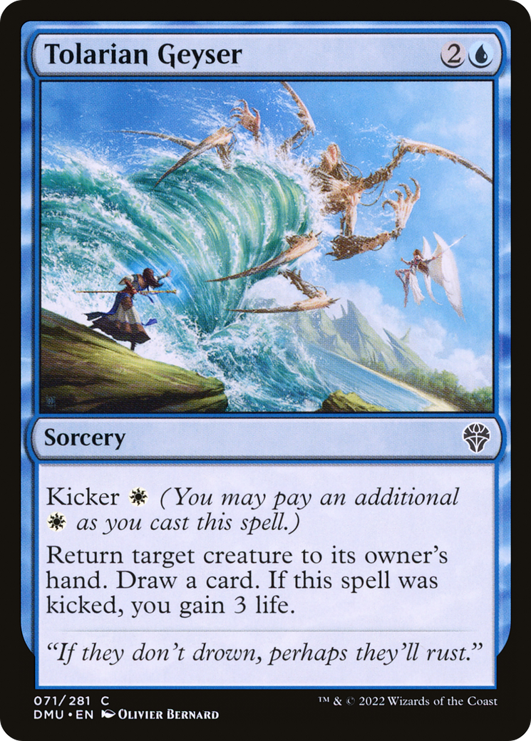 Tolarian Geyser (DMU-071) [Dominaria United] Foil MTG Single Wizards of the Coast