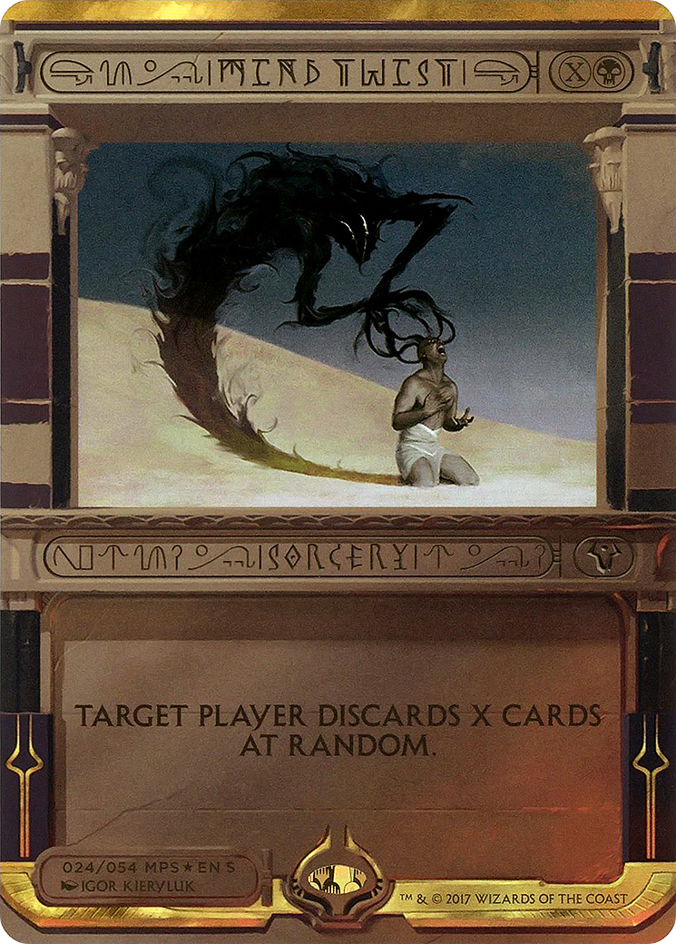 Mind Twist (MPS2-024) [Amonkhet Invocations] (Borderless) Foil MTG Single Wizards of the Coast