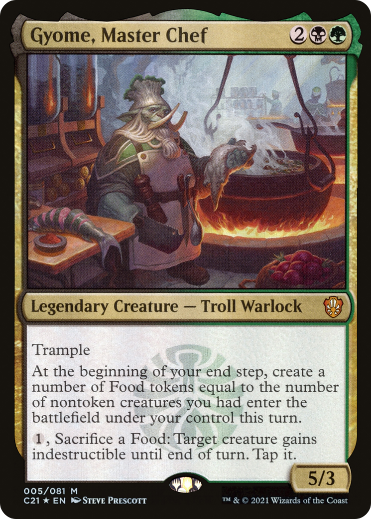 Gyome, Master Chef (C21-005) [Commander 2021] Foil MTG Single Wizards of the Coast