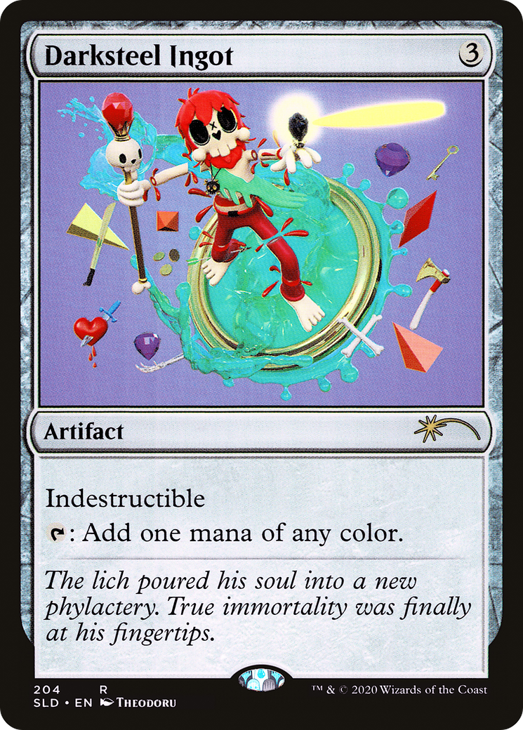 Darksteel Ingot (SLD-204) [Secret Lair] Drop Foil MTG Single Wizards of the Coast