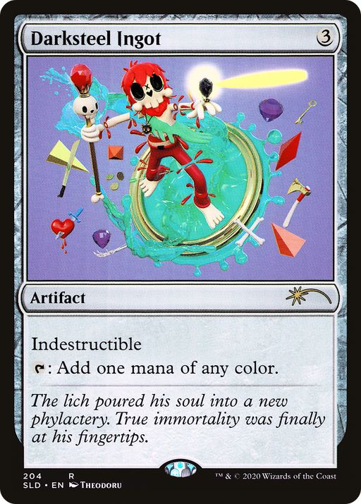 Darksteel Ingot (SLD-204) [Secret Lair] Drop Foil MTG Single Wizards of the Coast