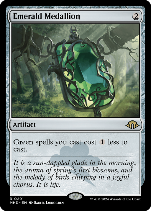 Emerald Medallion (MH3-291) [Modern Horizons 3] MTG Single Wizards of the Coast