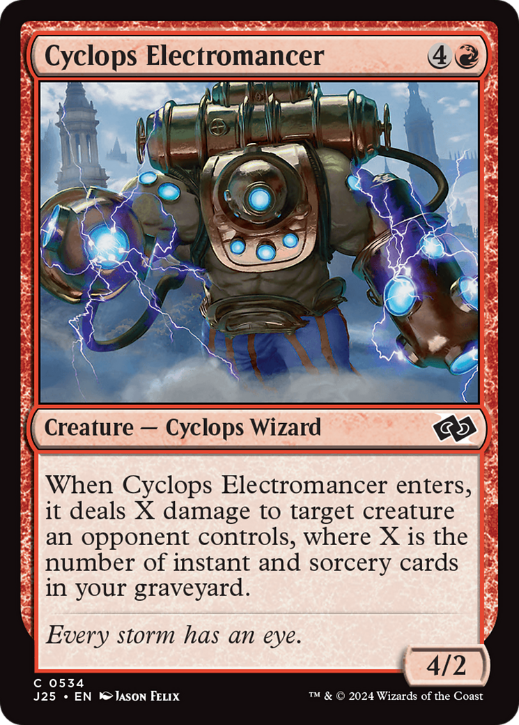Cyclops Electromancer (J25-534) [Foundations Jumpstart] MTG Single Wizards of the Coast