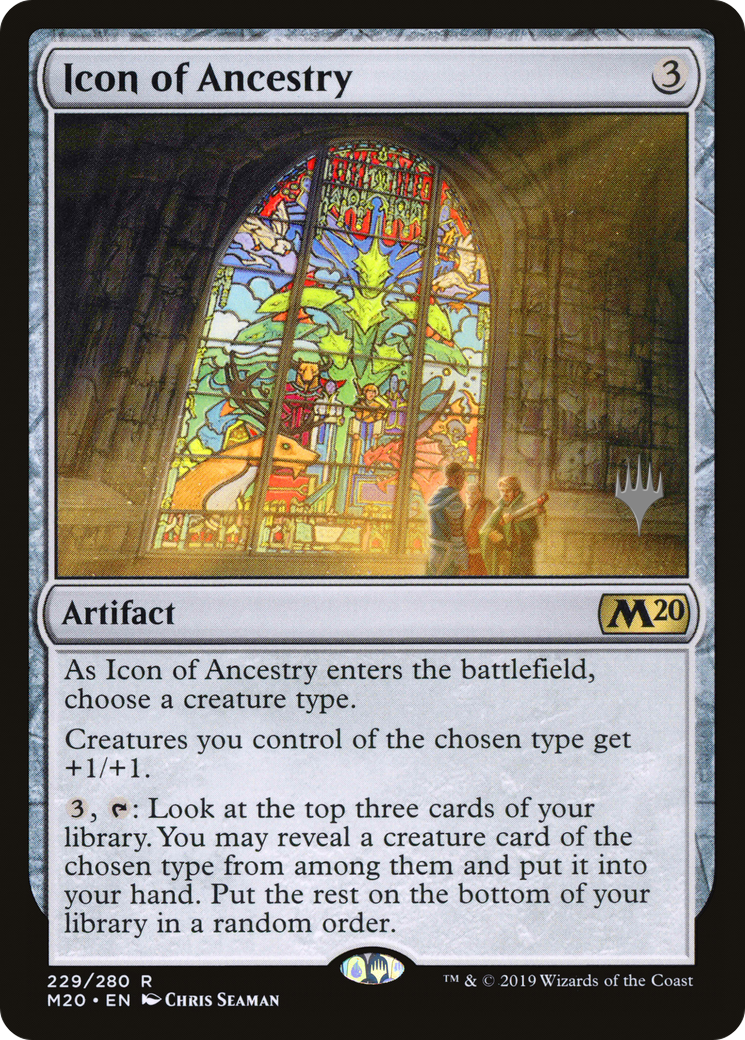 Icon of Ancestry (PPM20-229P) [Core Set 2020 Promos] MTG Single Wizards of the Coast