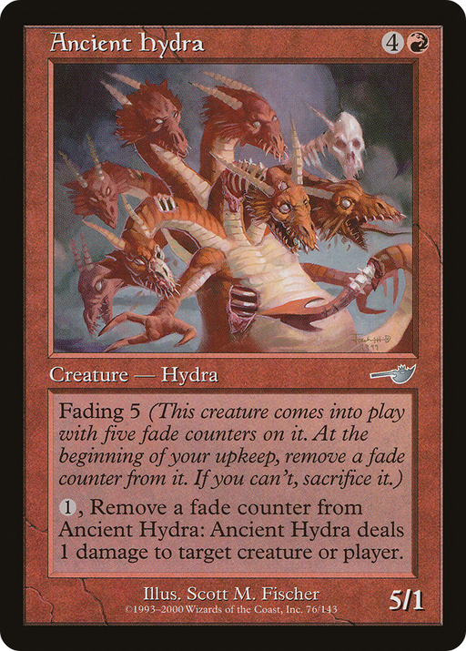 Ancient Hydra (NMS-076) [Nemesis] Foil MTG Single Wizards of the Coast