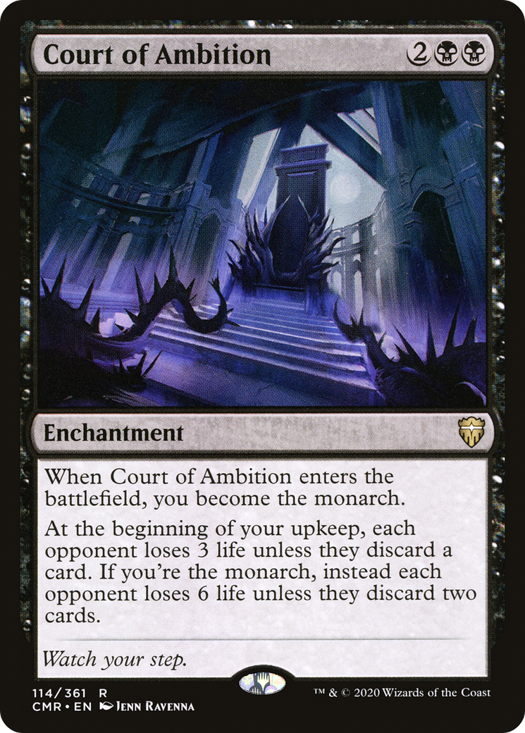 Court of Ambition (CMR-114) [Commander Legends] Foil MTG Single Wizards of the Coast