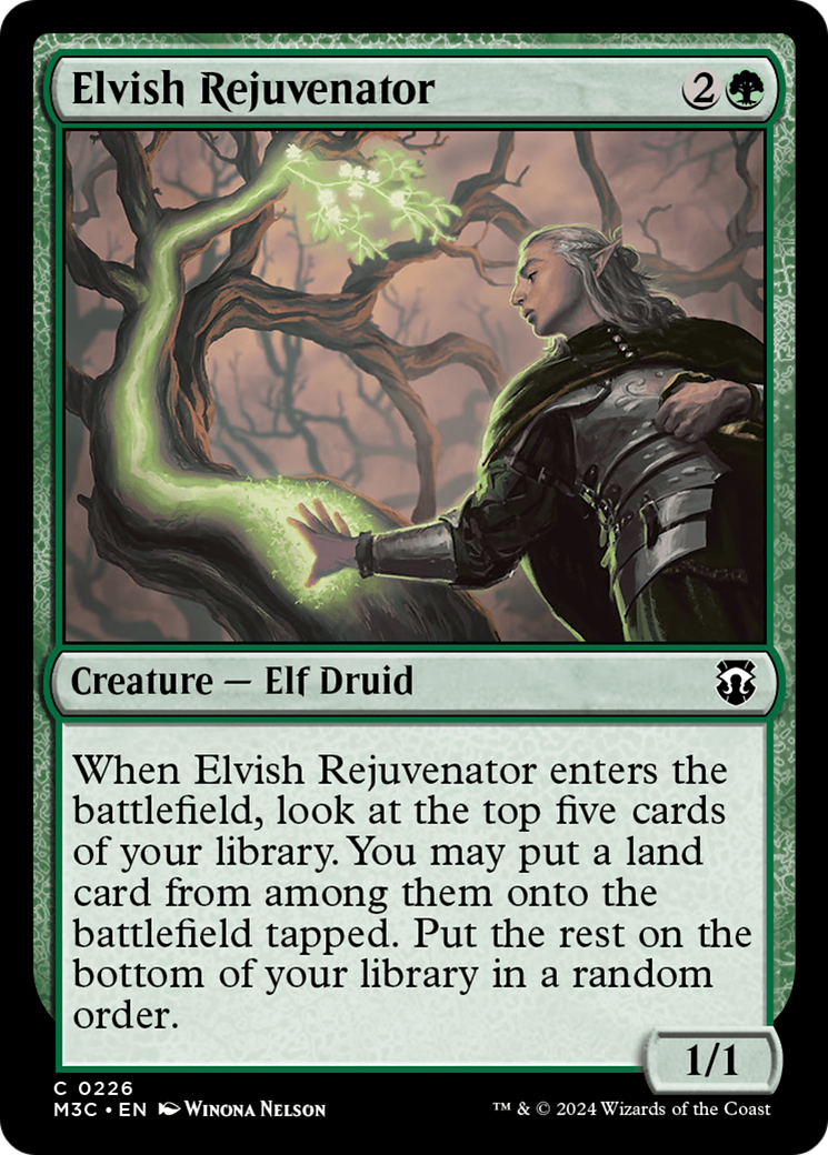 Elvish Rejuvenator (M3C-226) [Modern Horizons 3 Commander] MTG Single Wizards of the Coast