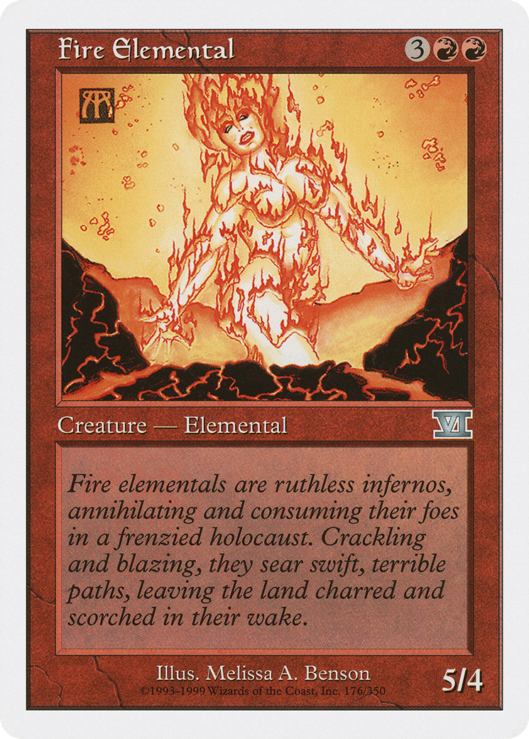 Fire Elemental (6ED-176) [Classic Sixth Edition] MTG Single Wizards of the Coast
