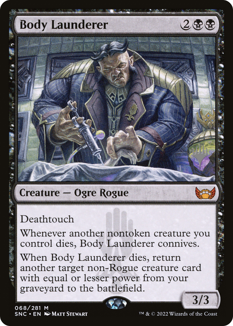 Body Launderer (PPSNC-068) [Streets of New Capenna Promos] MTG Single Wizards of the Coast