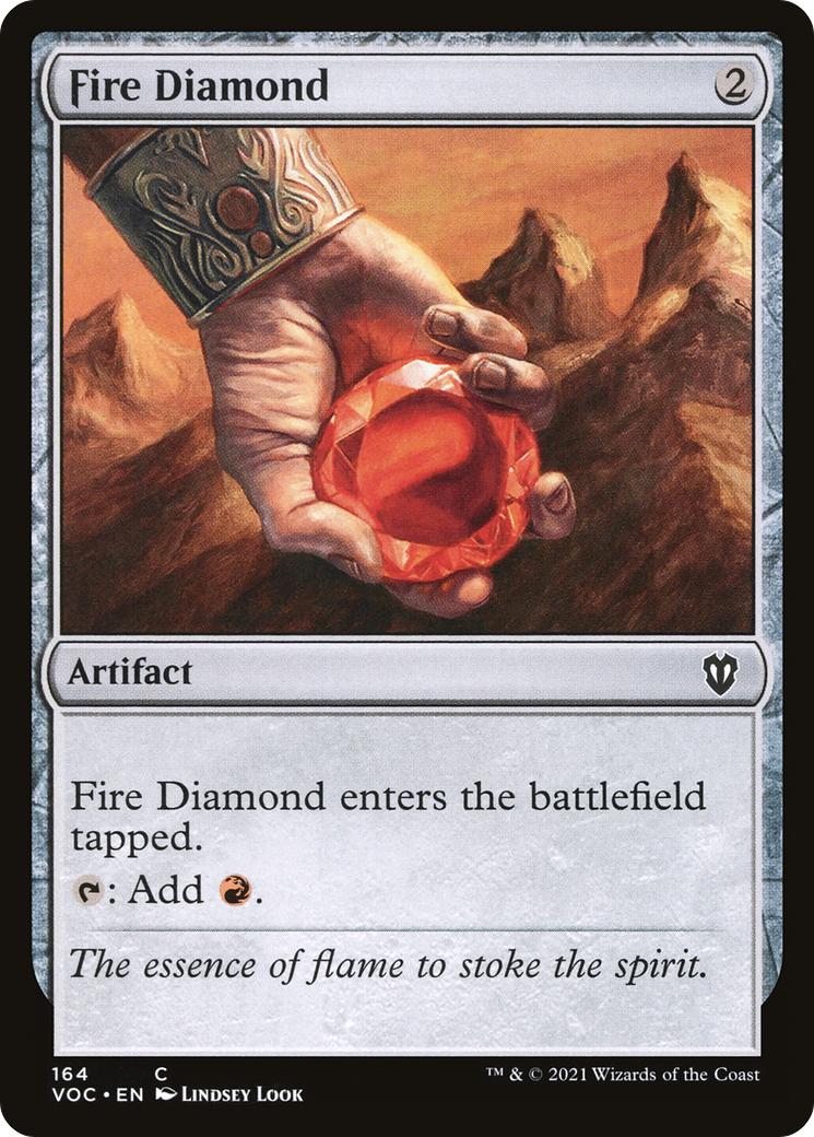 Fire Diamond (VOC-164) [Crimson Vow Commander] MTG Single Wizards of the Coast