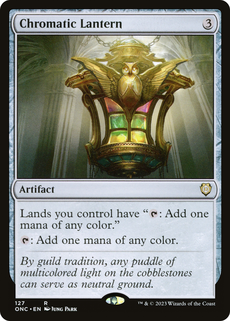 Chromatic Lantern (ONC-127) [Phyrexia: All Will Be One Commander] MTG Single Wizards of the Coast