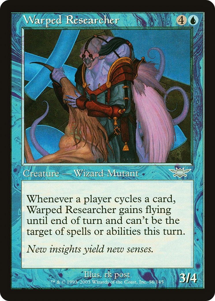 Warped Researcher (LGN-056) [Legions] Foil MTG Single Wizards of the Coast