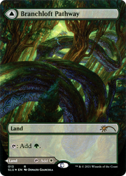 Branchloft Pathway // Boulderloft Pathway (SLU-013) [Secret Lair] Ultimate Edition (Showcase) (Borderless) Foil MTG Single Wizards of the Coast