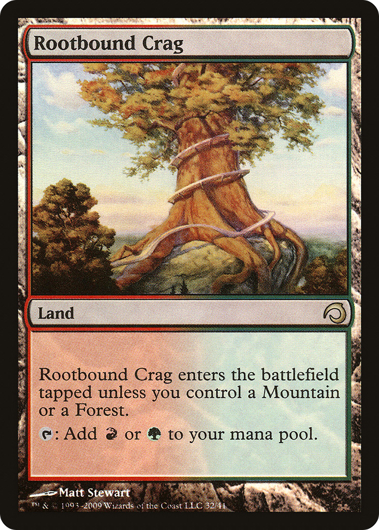Rootbound Crag (PDS-032) [Misc] Premium Deck Series: Slivers Foil MTG Single Wizards of the Coast