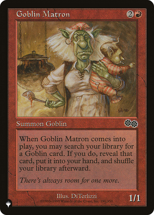 Goblin Matron (LIST-USG-191) [Mystery Booster] The List MTG Single Wizards of the Coast