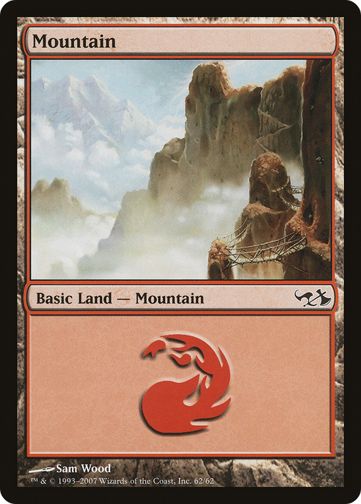 Mountain (EVG-062) [Misc] Duel Decks: Elves vs. Goblins MTG Single Wizards of the Coast