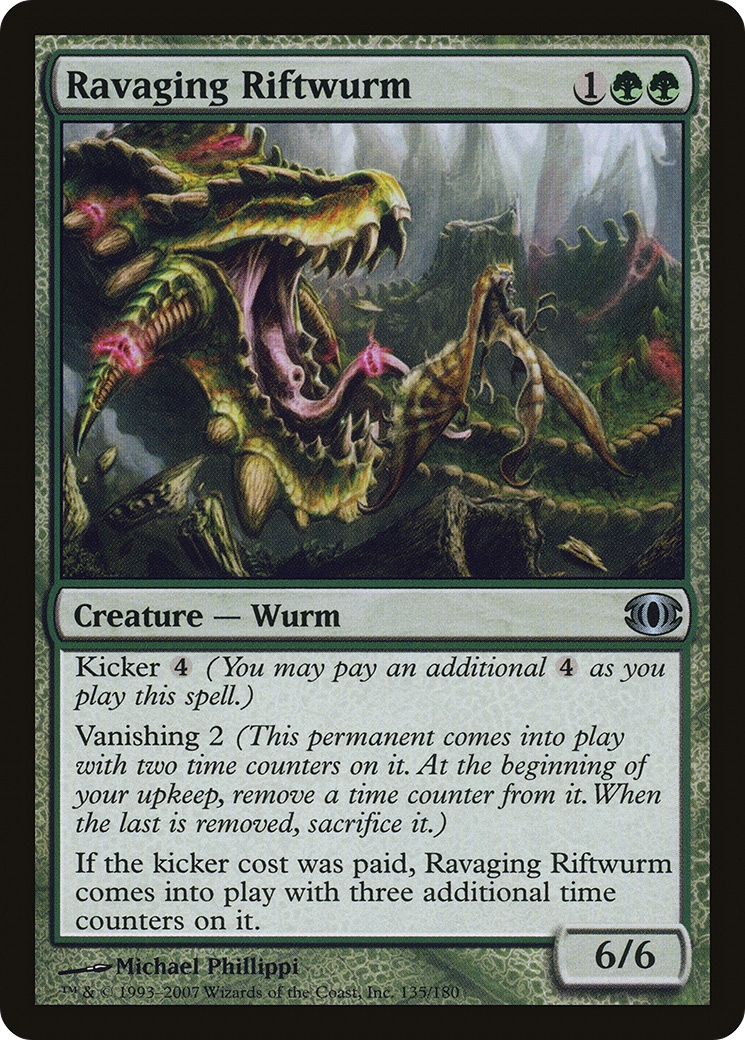 Ravaging Riftwurm (FUT-135) [Future Sight] MTG Single Wizards of the Coast