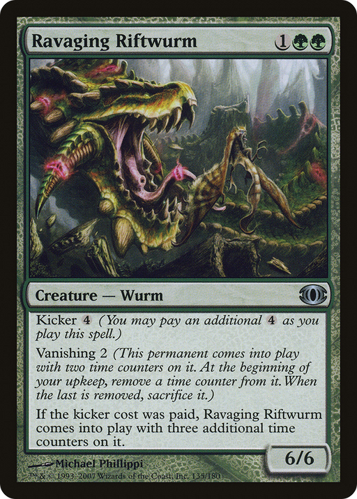 Ravaging Riftwurm (FUT-135) [Future Sight] MTG Single Wizards of the Coast
