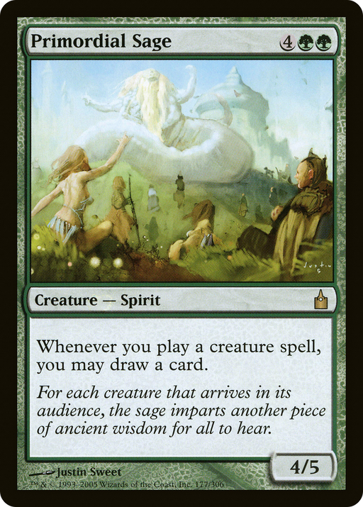Primordial Sage (RAV-177) [Ravnica: City of Guilds] Foil MTG Single Wizards of the Coast