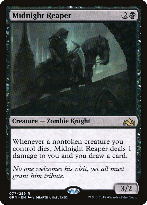 Midnight Reaper (GRN-077) [Guilds of Ravnica] Foil MTG Single Wizards of the Coast