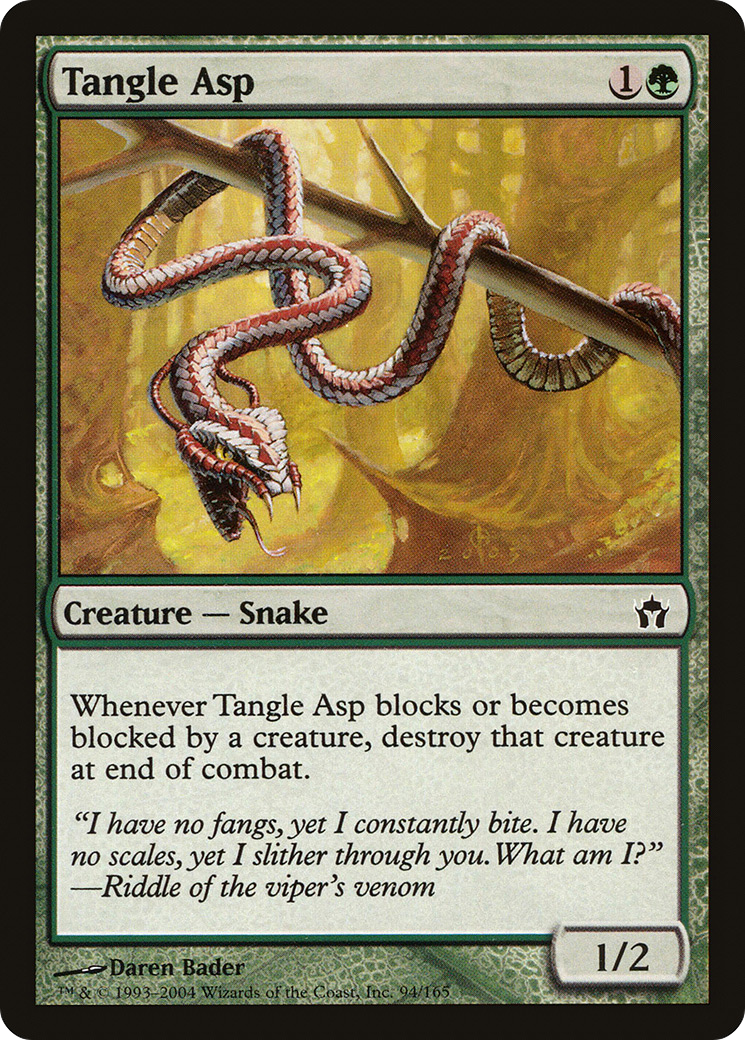 Tangle Asp (5DN-094) [Fifth Dawn] MTG Single Wizards of the Coast