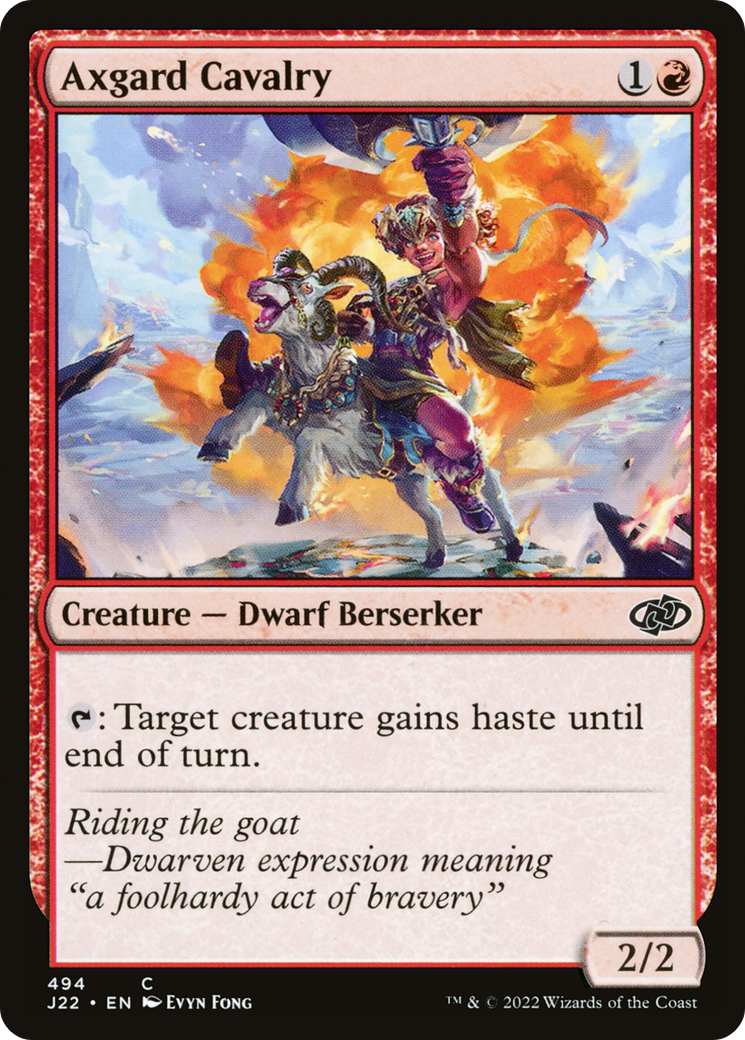 Axgard Cavalry (J22-494) [Jumpstart 2022] MTG Single Wizards of the Coast