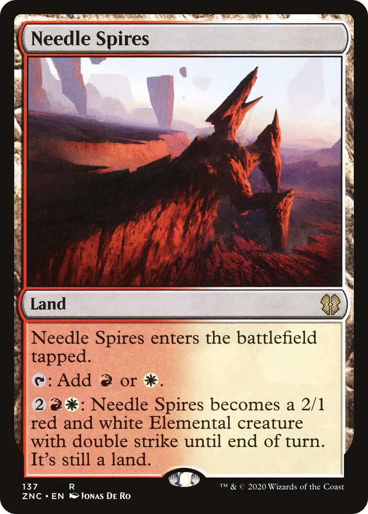 Needle Spires (ZNC-137) [Zendikar Rising Commander] MTG Single Wizards of the Coast