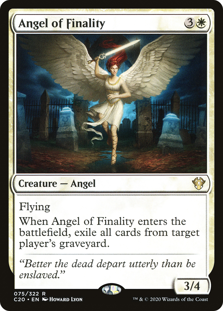 Angel of Finality (C20-075) [Commander 2020] MTG Single Wizards of the Coast