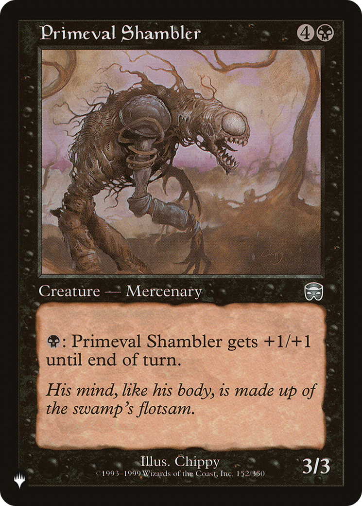 Primeval Shambler (LIST-MMQ-152) [Mystery Booster] The List MTG Single Wizards of the Coast
