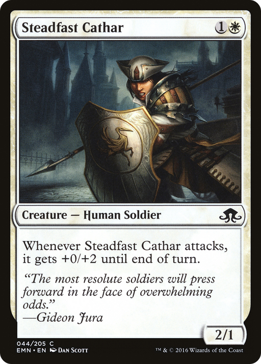 Steadfast Cathar (EMN-044) [Eldritch Moon] MTG Single Wizards of the Coast