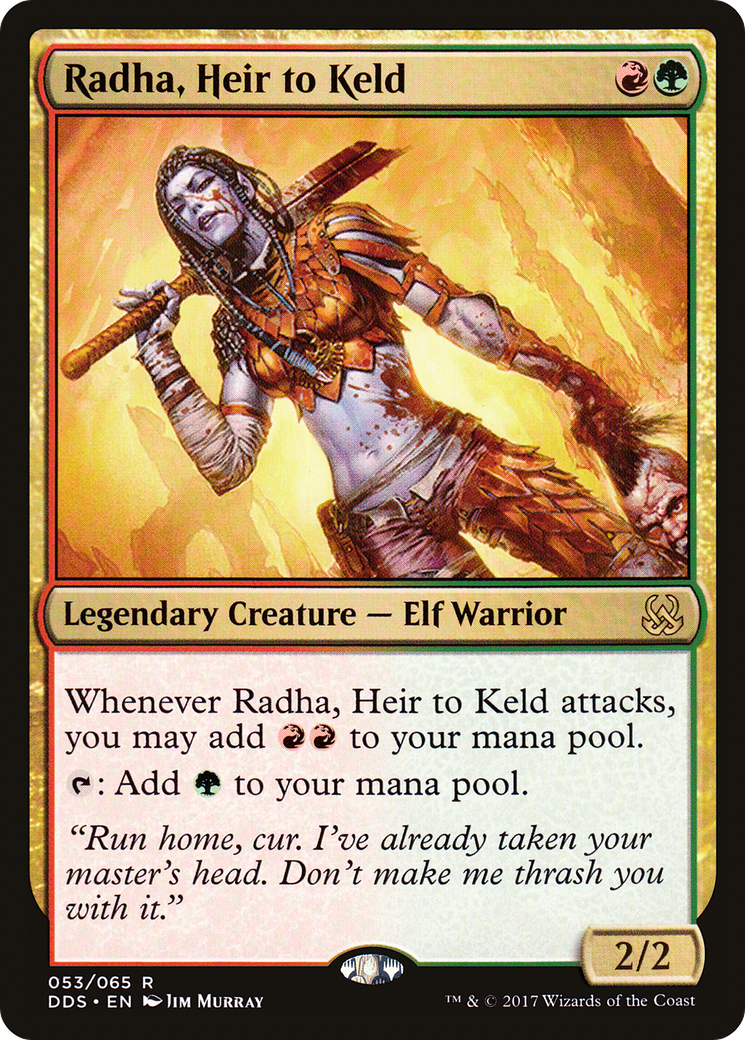 Radha, Heir to Keld (DDS-053) [Misc] Duel Decks: Mind vs. Might MTG Single Wizards of the Coast