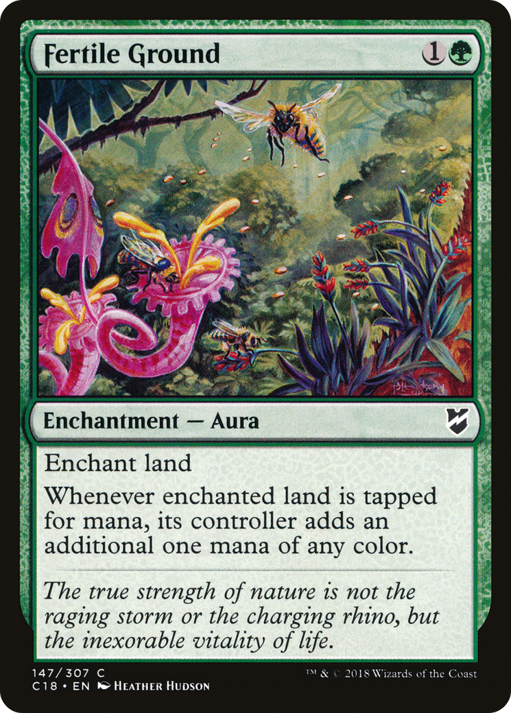 Fertile Ground (C18-147) [Commander 2018] MTG Single Wizards of the Coast
