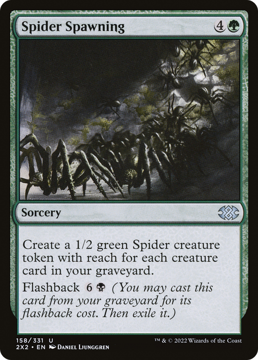 Spider Spawning (2X2-158) [Double Masters 2022] MTG Single Wizards of the Coast