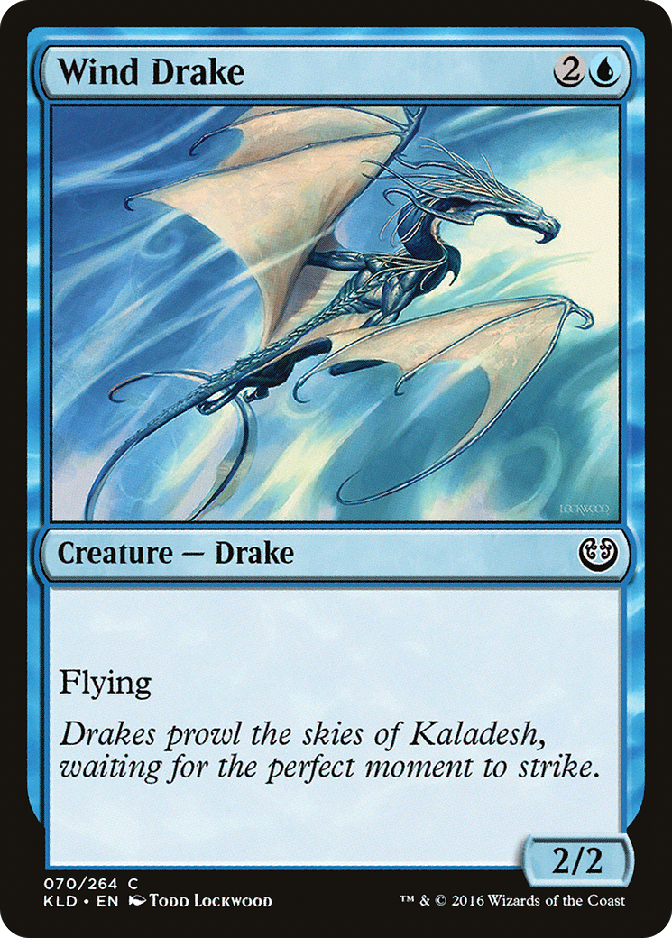 Wind Drake (KLD-070) [Kaladesh] Foil MTG Single Wizards of the Coast