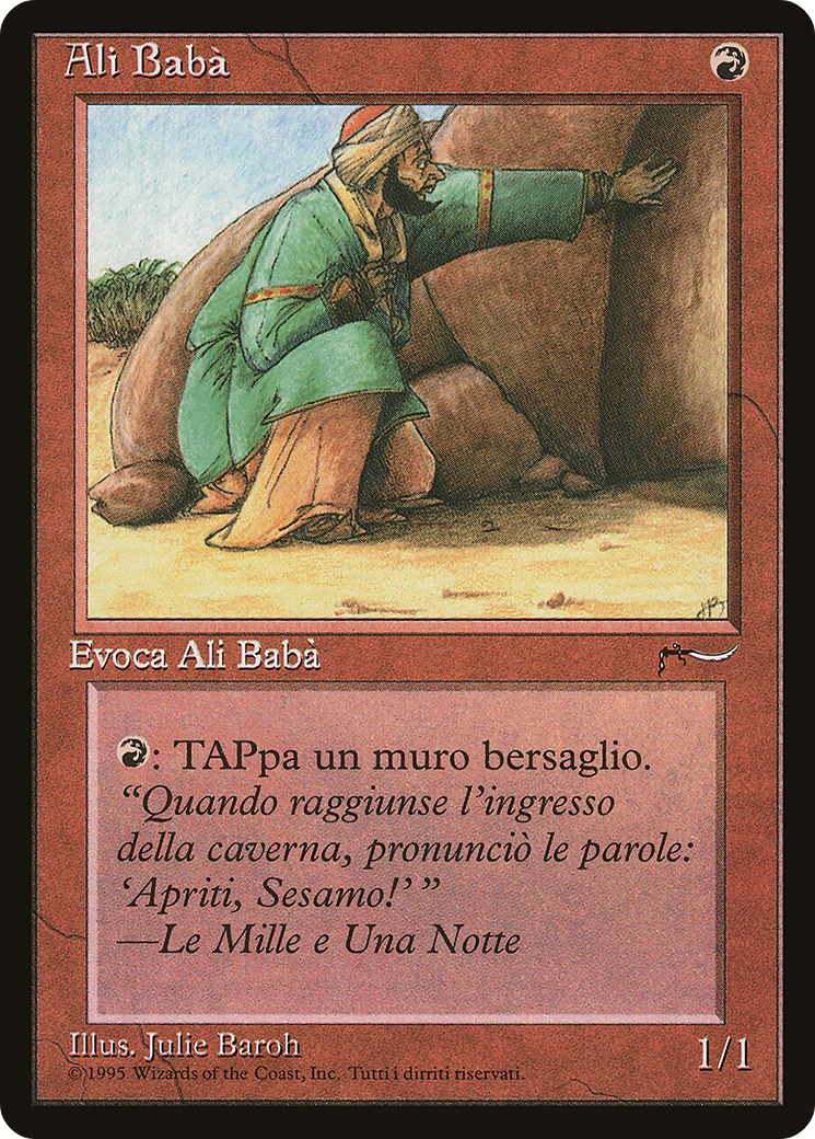 Ali Baba (Italian) (REN-) [Misc] Rinascimento MTG Single Wizards of the Coast