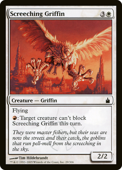 Screeching Griffin (RAV-029) [Ravnica: City of Guilds] MTG Single Wizards of the Coast