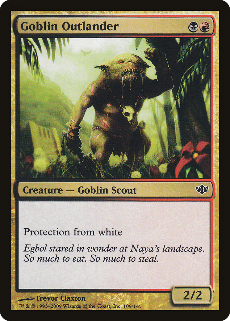 Goblin Outlander (CON-109) [Conflux] Foil MTG Single Wizards of the Coast