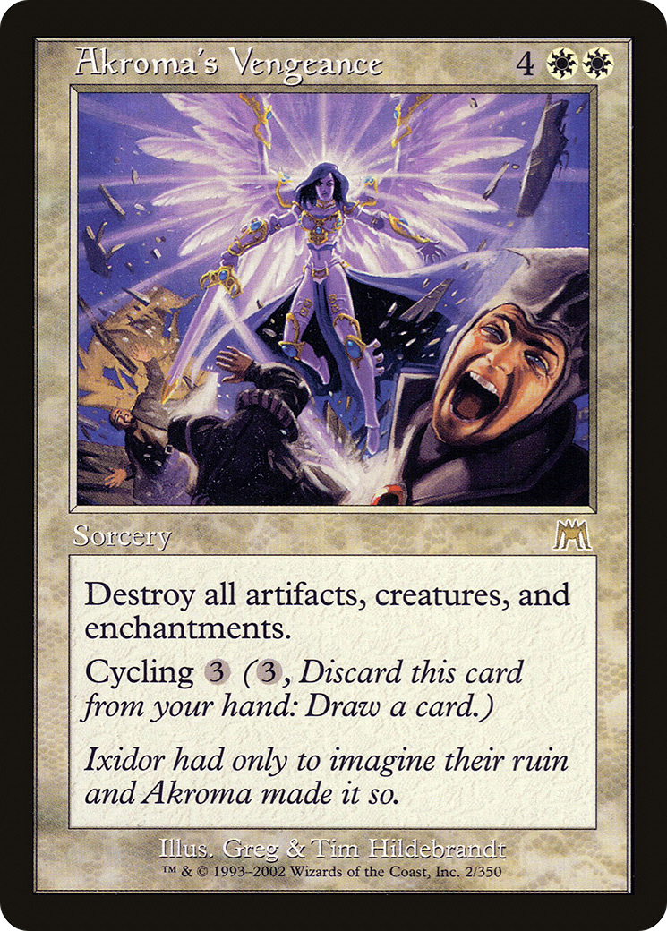 Akroma's Vengeance (ONS-002) [Onslaught] Foil MTG Single Wizards of the Coast